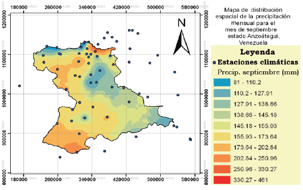 Selecci&oacute;n por localizaci&oacute;n en el sistema de informaci&oacute;n de la red de pluvi&oacute;metros alternativos.