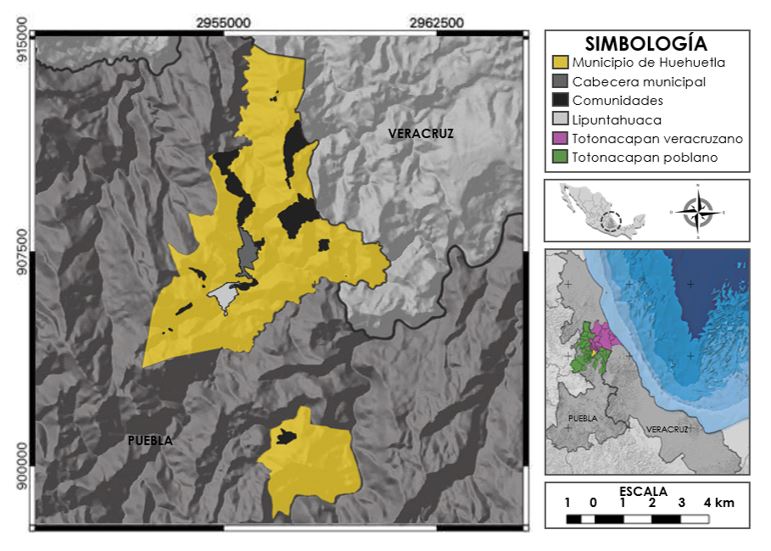 Ubicaci&oacute;n de la zona de estudio. 