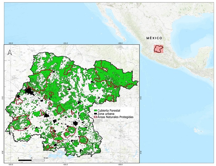 Localizaci&oacute;n del &aacute;rea de estudio.