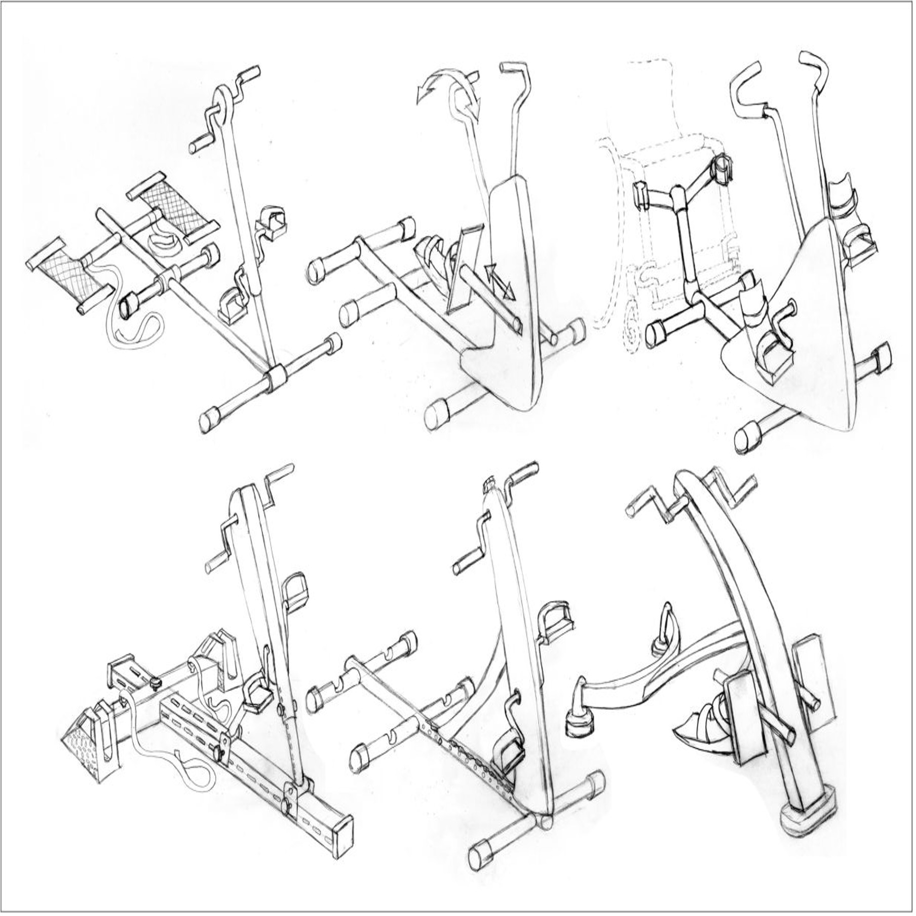 Propuestas de soluci&oacute;n en bocetos.