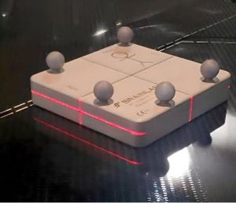 Maniqu� Exactrac utilizado para calibraci�n del isocentro.