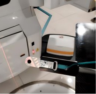 Imagen que muestra la ubicaci�n del detector Raysafe X2 R/F.