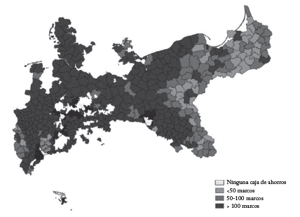 Ahorro per cápita, 1905