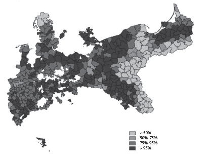 Lengua materna alemán, 1890