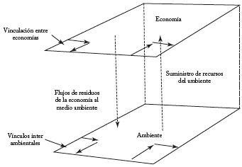 Interacción de la economía y el medio ambiente.