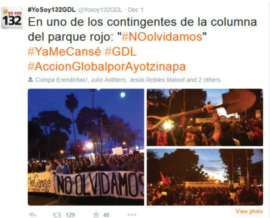 Registro del desarrollo de la marcha #1DMX.