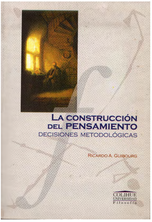 Carátula La Construcción del pensamiento, 2004.