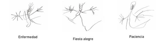 Ejemplo de ejecuciones en las acciones perceptivas para la Instituci&oacute;n B en la tarea &ldquo;pictogramas&rdquo;