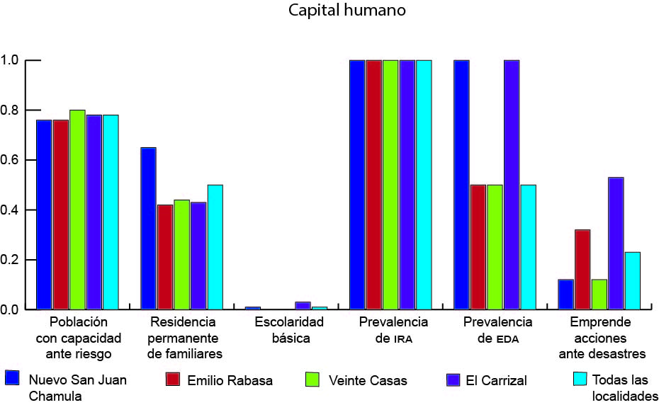 Frecuencias en cuanto al capital humano.