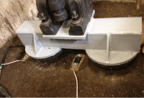 Ubicación de los sensores
canal 0 y 1