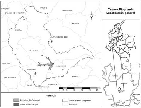 Localización del área de estudio.