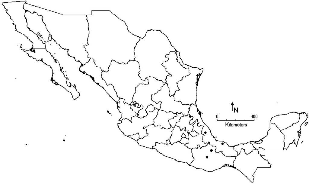 Distribuci&oacute;n de Largus bipustulatus St&aring;l.