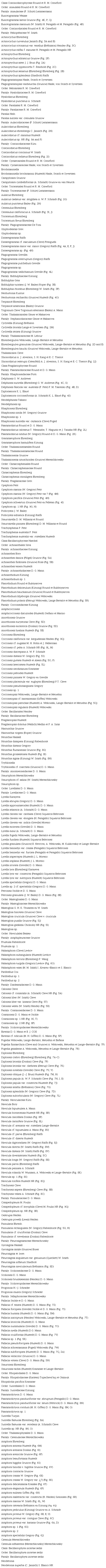 List of species and infra-specific taxa of benthic diatoms found in subtidal sediments of Laguna Guerrero Negro, BC-BCS, Mexico. NR = new records for the Mexican NW region.