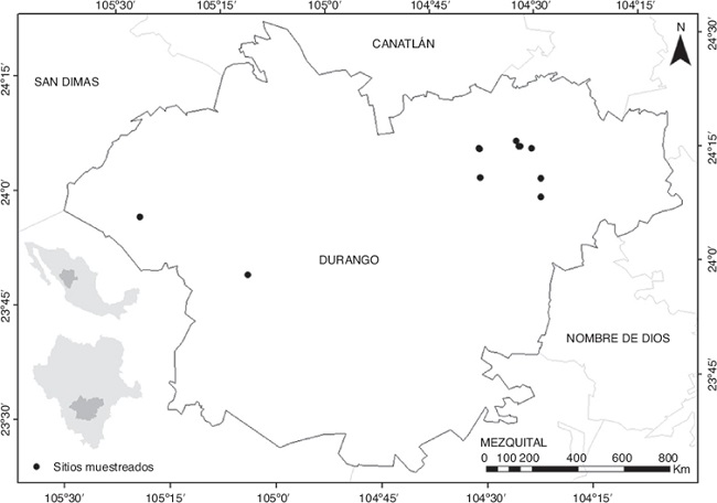 Ubicación del área de estudio.