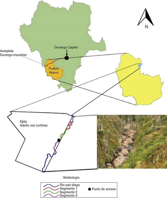 Ubicaci&oacute;n de la zona de estudio.