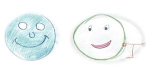 Dibujos de los sujetos asociados a prosperidad.