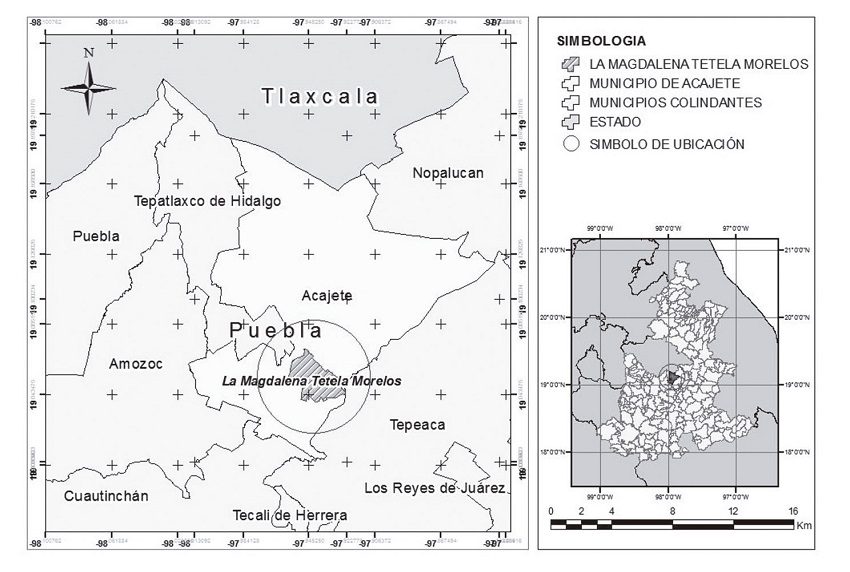 UBICACI&Oacute;N GEOGR&Aacute;FICA DE LA LOCALIDAD Y MUNICIPIO DE ESTUDIO