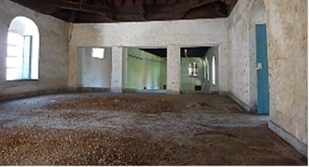 Dirtiness on the walls and in the
building because of bat excrements and food remains.