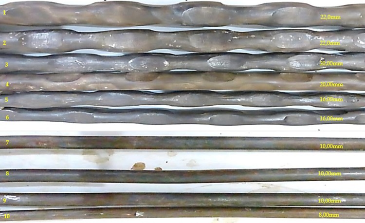 Classification of steel samples according to his gauge