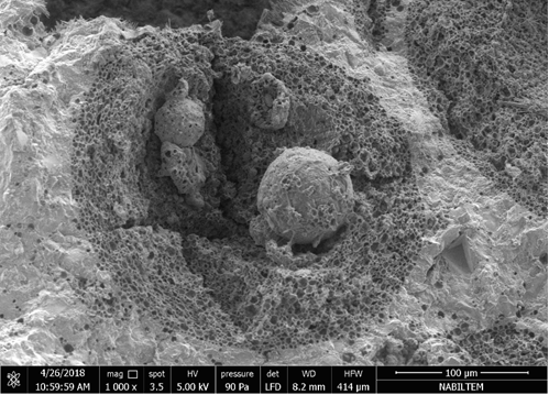 Microencapsulated PCM in cement matrix.