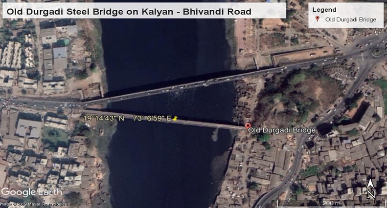 Google map of bridge.