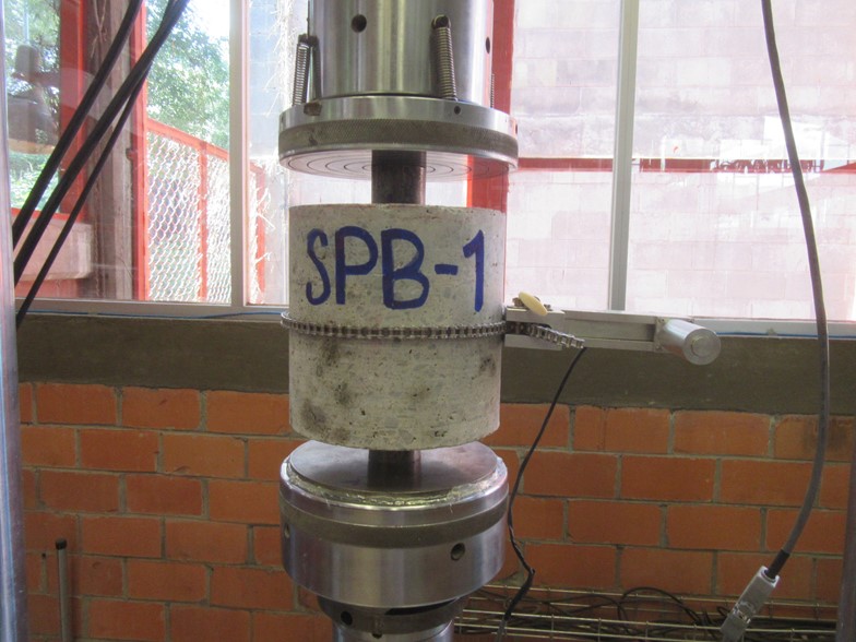 Double punching test, configuration, UNE 83515