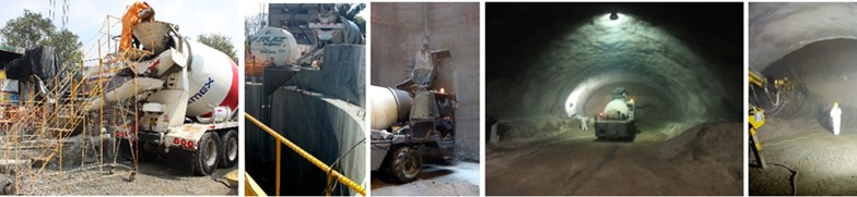 Primary lining placement procedure in L-12 tunnel