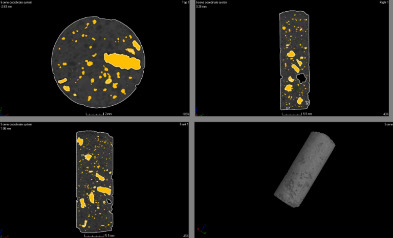 3-D Microtomography results of formulation BAC.EP.