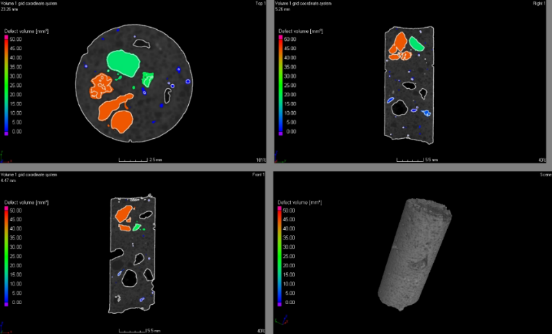3-D Microtomography results of formulation BAC.EC.