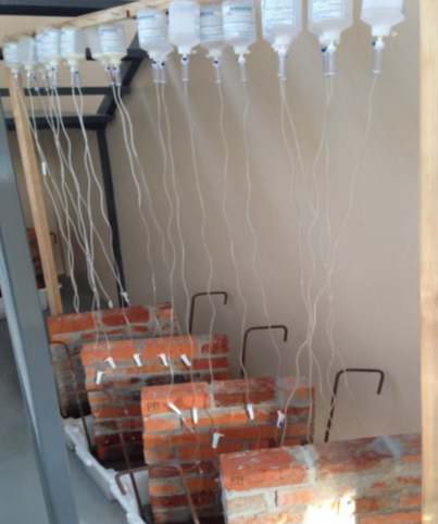 Application of waterproofing products.