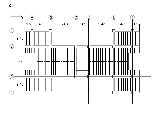 Vista en planta de la edificaci&oacute;n.