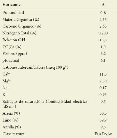 Perfil modal de Ustiorthent l&iacute;tico (31&ordm;24&rsquo;44,9&rdquo;S-64&ordm;24&rsquo;05,3&rdquo;W). 57%
