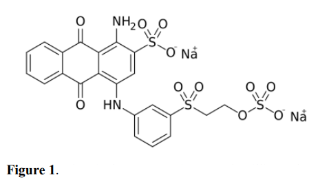 Chemical structure of Remazol Brilliant Blue R dye16.