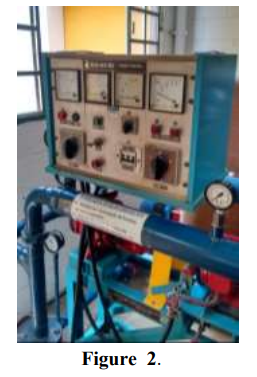 Hydraulic flow circuit control panel.