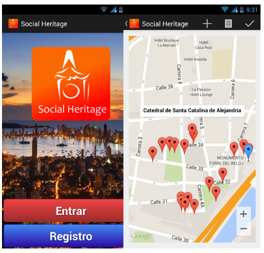 Social heritage application