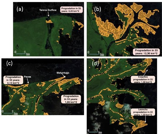 Erosion and progradation in the Atrato River delta: A spatiotemporal ...