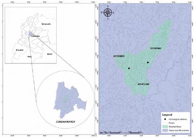 Location of the Balsillas river basin