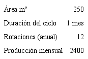 Especificaciones t&eacute;cnicas de la producci&oacute;n de lechuga org&aacute;nica.