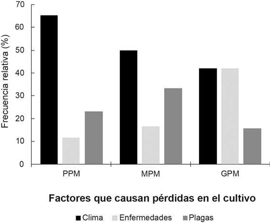Principales factores que generan p�rdidas en el cultivo de mango Manila en Actopan, Veracruz, M�xico, 2021-2022.