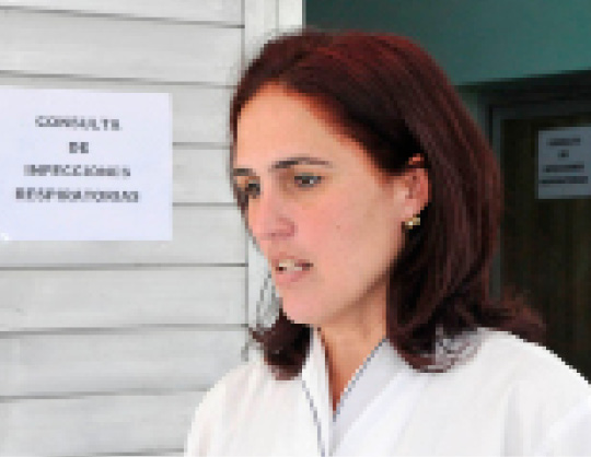 Dr Mayra Garca: Training included “anyone who might come in contact with a patient, including all support staff.”