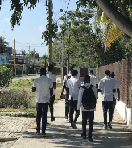 Medical student volunteers are the backbone of Cuba’s active screening campaign.