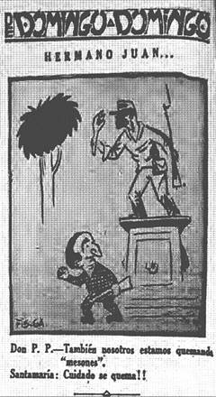 De domingo a domingo [caricatura]. De Diario de Costa Rica, (p. 4), 15 de abril de 1956.