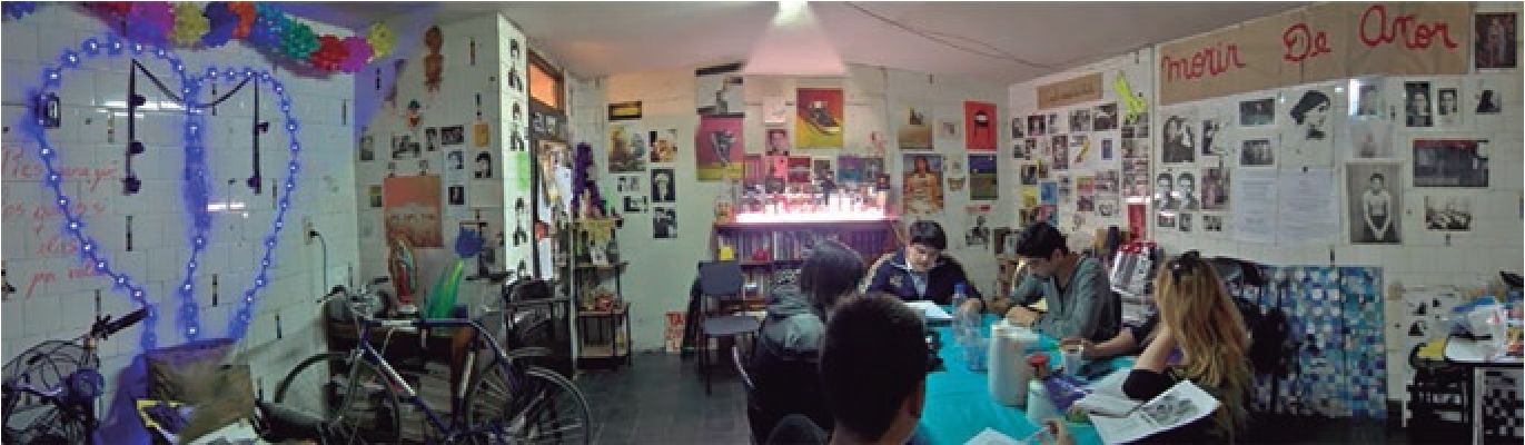 La
Carnicería Punk. El hogar de los talleres poéticos dirigidos por Diego Ramírez
Gajardo