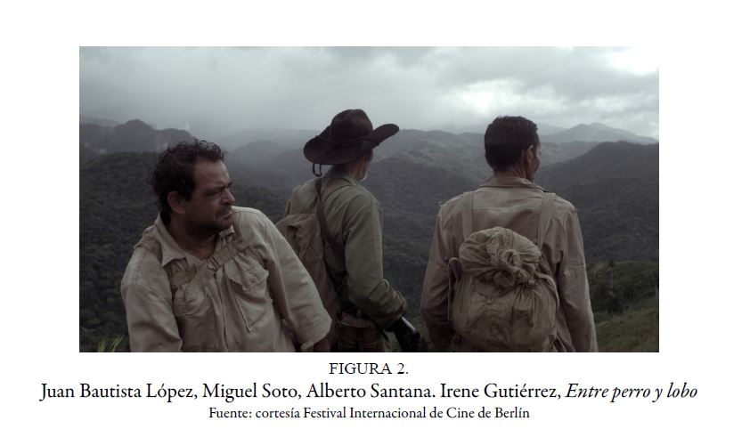 Juan Bautista L&oacute;pez, Miguel Soto, Alberto Santana. Irene Guti&eacute;rrez, Entre perro y lobo
