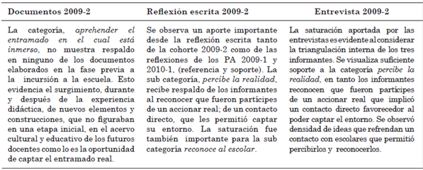  Triangulaci&oacute;n metodol&oacute;gica ligada a la temporalidad para la categor&iacute;a: aprehender el entramado en el cual est&aacute; inmerso  