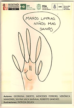 Portada. Libro infantil: Manos limpias. Ni&ntilde;os m&aacute;s sanos