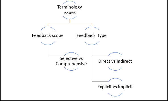 Summary of inconsistencies by feedback scope and type