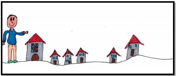 Dibujo de la Leyenda El Charcurn, Panam