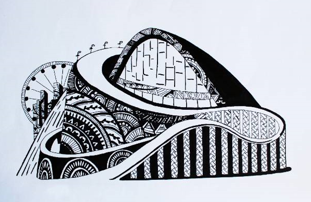 Work from the methodological fund. Practical task Stylization and transformation. Plasticity of the city