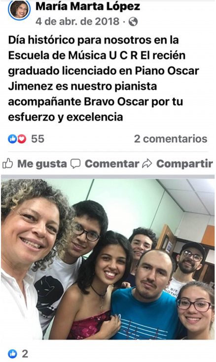 Primer d�a de trabajo de Oscar